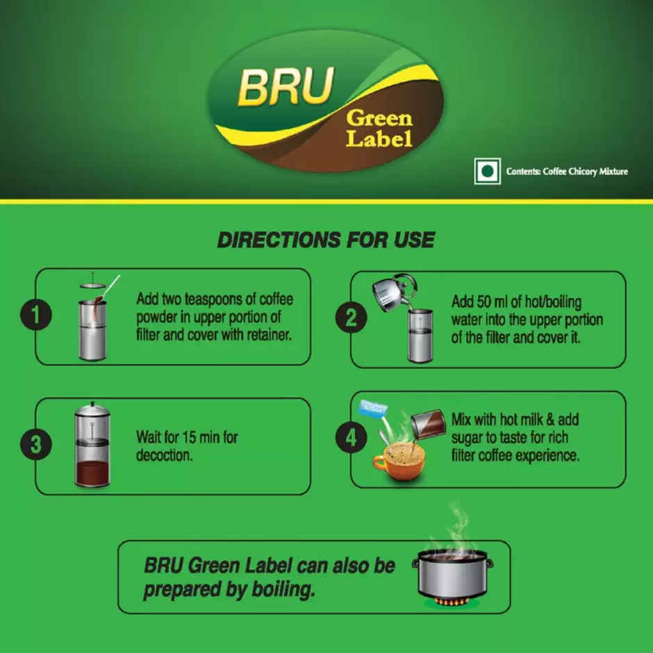 BRU Green Label Filter Coffee