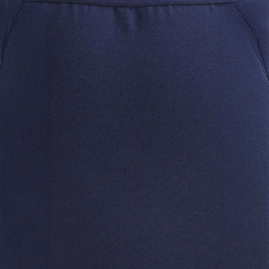 Clovia Cotton Maternity High Waist Hipster Panty (Navy Blue - M)