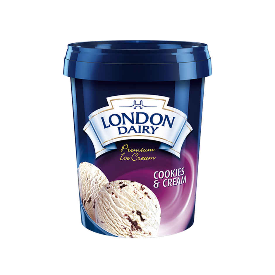 London Dairy Cookies And Cream Ice Cream