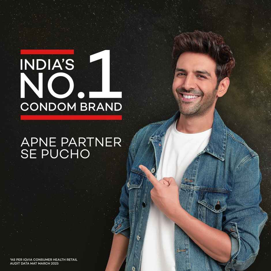 Manforce Dotted Delay Condoms With Benzocaine 4.5% (Pineapple Flavor)