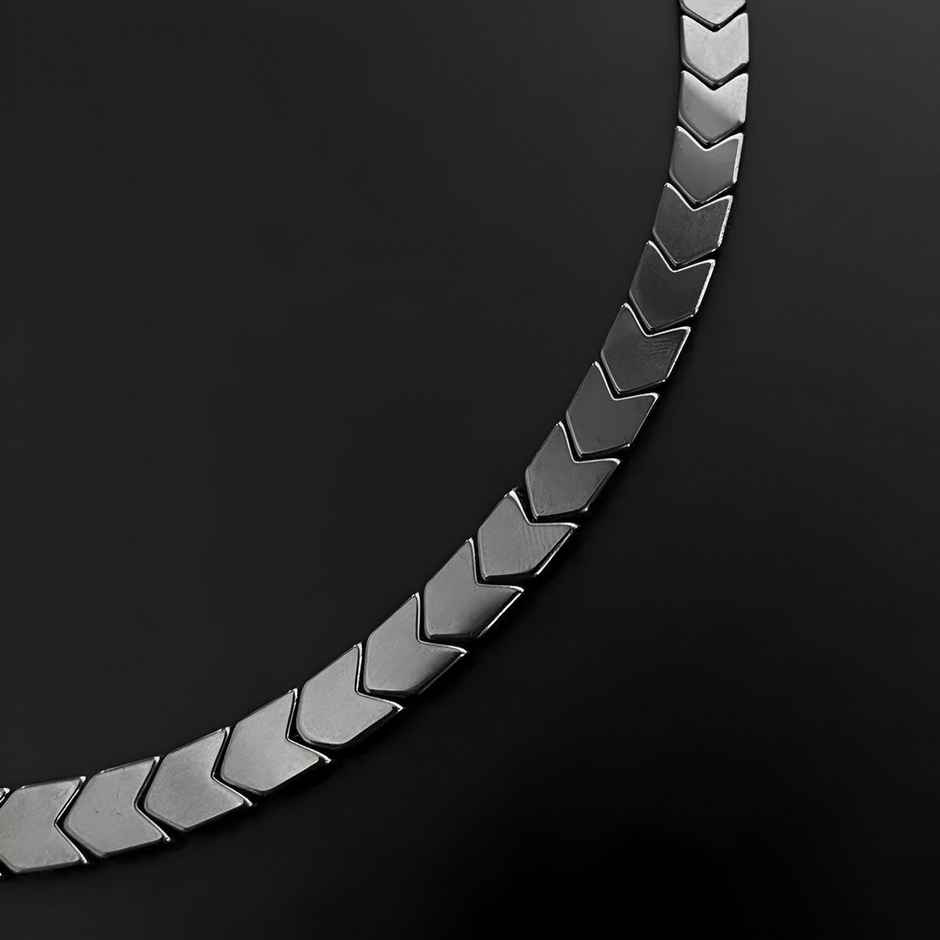 Fashion Frill Men's Chain Grey 20 Inches