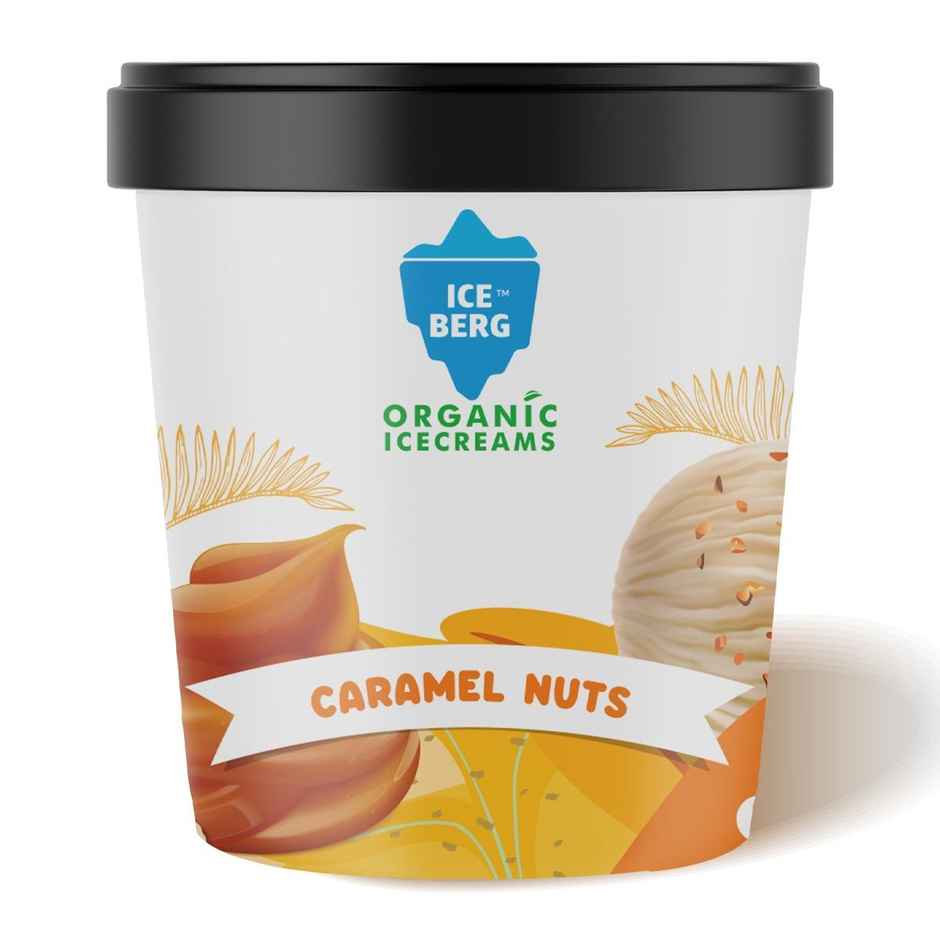 Iceberg Caramelnuts Organic Ice Cream Cup