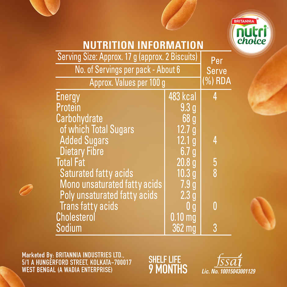 Britannia Nutrichoice High-Fibre Digestive Biscuits Combo