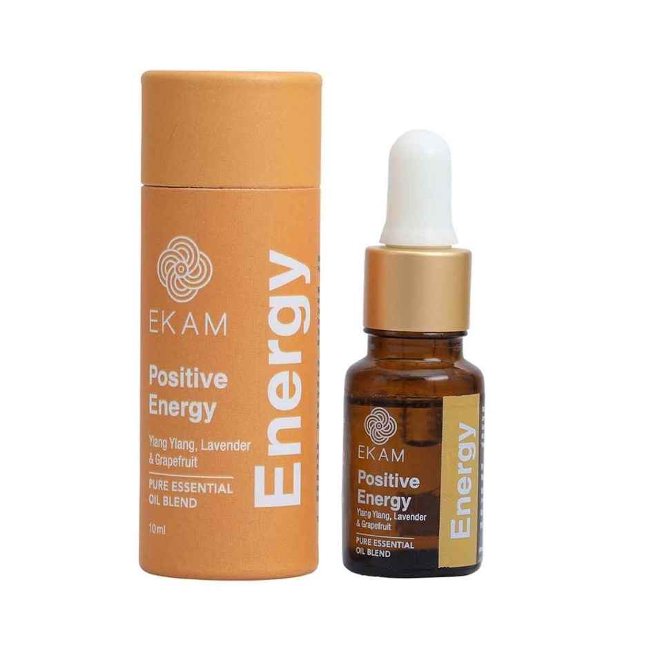 EKAM Positive Energy Wellness Blend | Aromatherapy Series | 10 ml | Essential Oil Blend