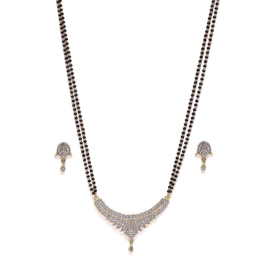 YouBella Latest Traditional Jewellery Gold Plated Mangalsutra for Women