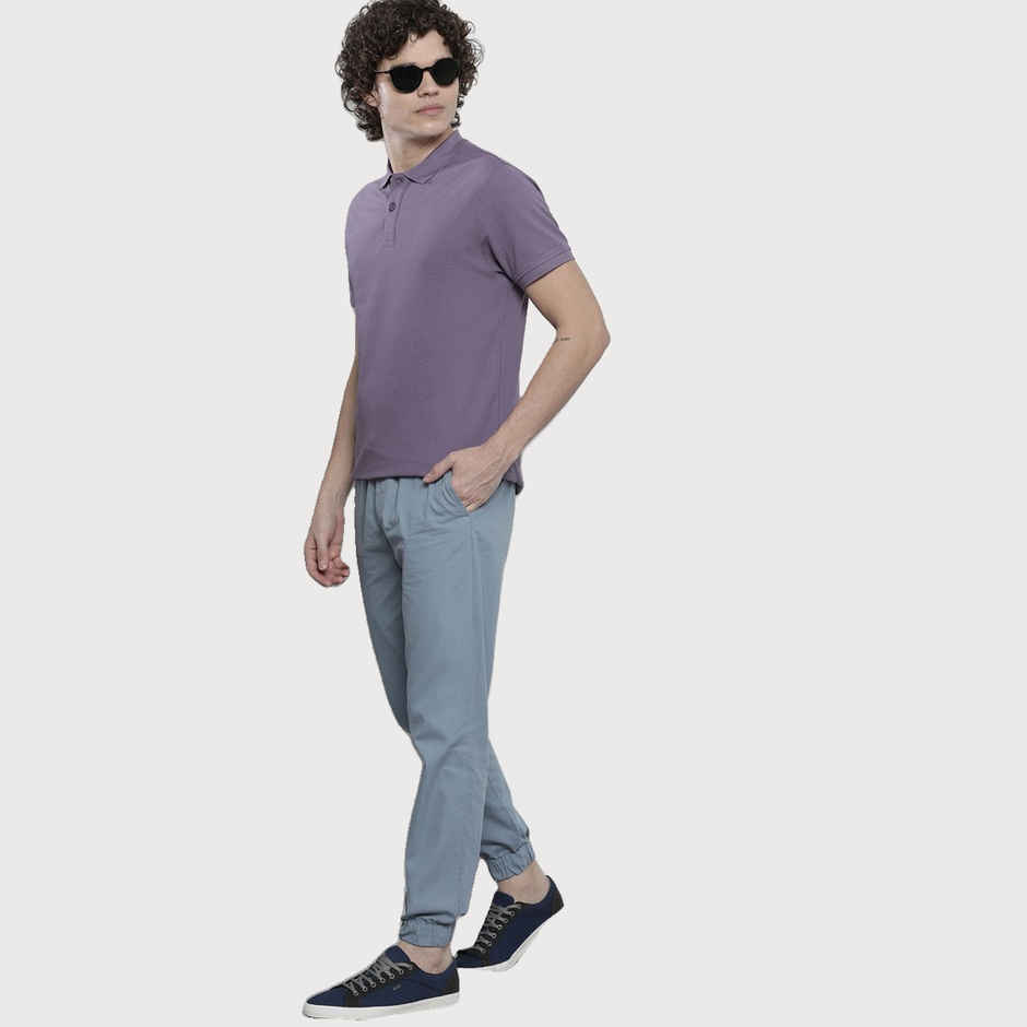 The Indian Garage Co Men Casual Slim Stone Blue Regular Jogger 36 | 0822-Rpstpjog-8