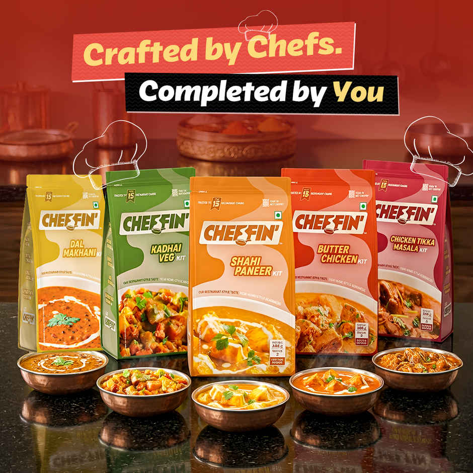 Cheffin' Dal Makhani | Gourmet Cooking Kit | Serves 2-3 | Ready in 10 Min