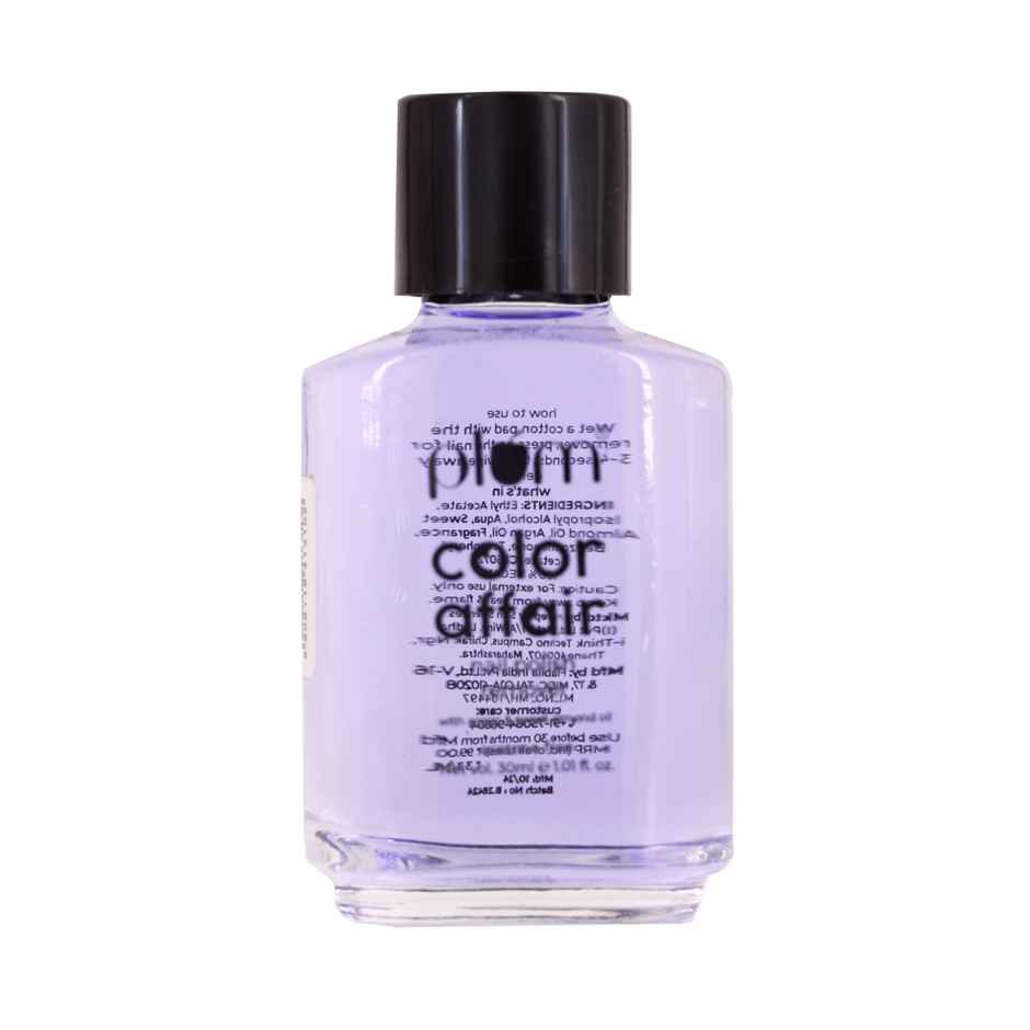 Plum Color Affair Nail Polish Remover