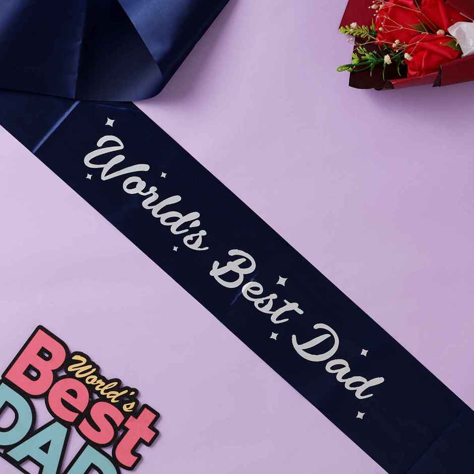 Oye happy World's Best Dad Sash