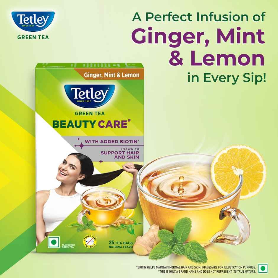 Tetley Beauty Care Ginger - Mint | Lemon Green Tea