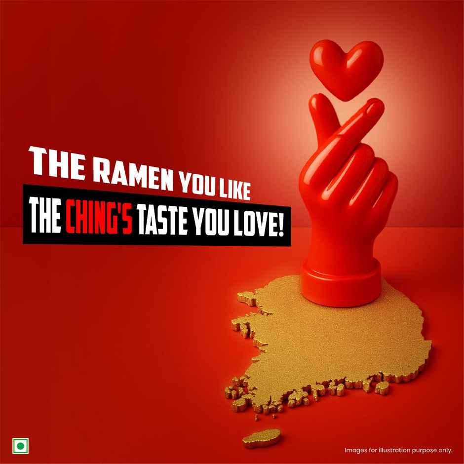 Ching's Korean Ramen Spicy Veg Flavoured Instant Noodles