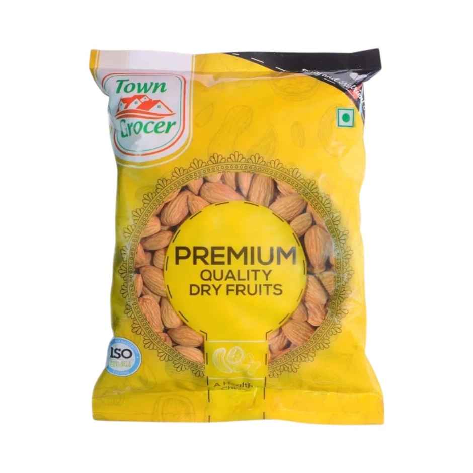 Town Grocer Whole Almonds (100g) & Town Grocer Whole Cashew W320 Premium (100g) & Town Grocer Salted Pistacheos (100g) & Town Grocer Kishmis/Raisins (100g) Combo