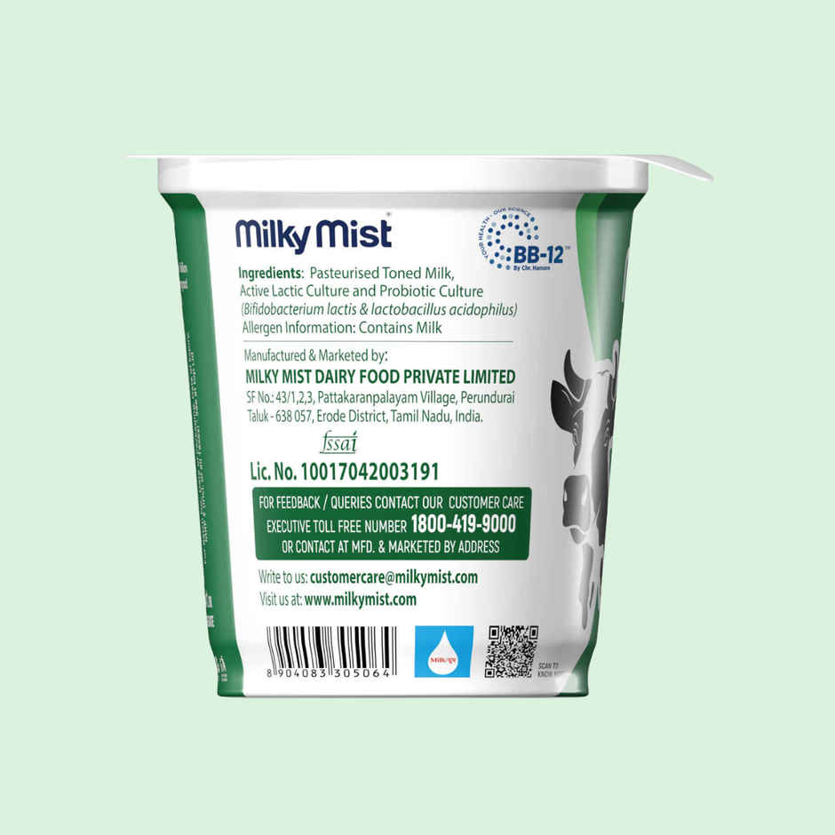 Milky Mist Probiotic Curd Cup