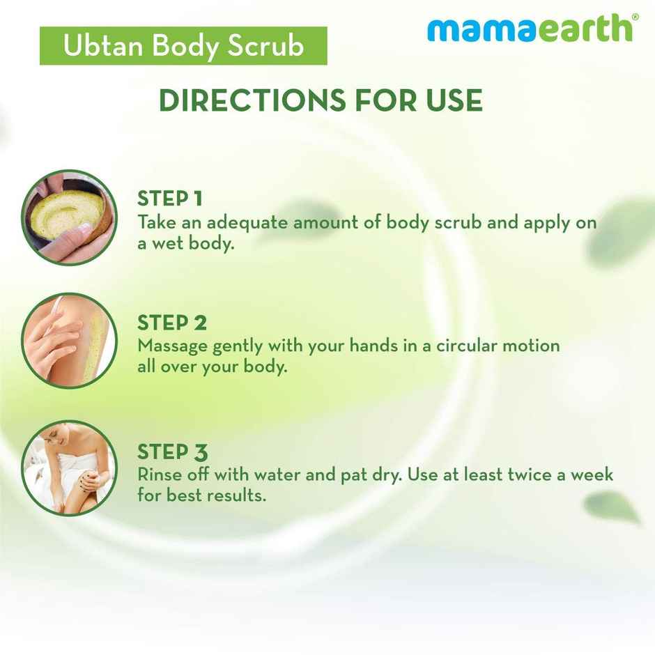 Mamaearth Ubtan Body Scrub With Turmeric & Saffron for Tan Removal