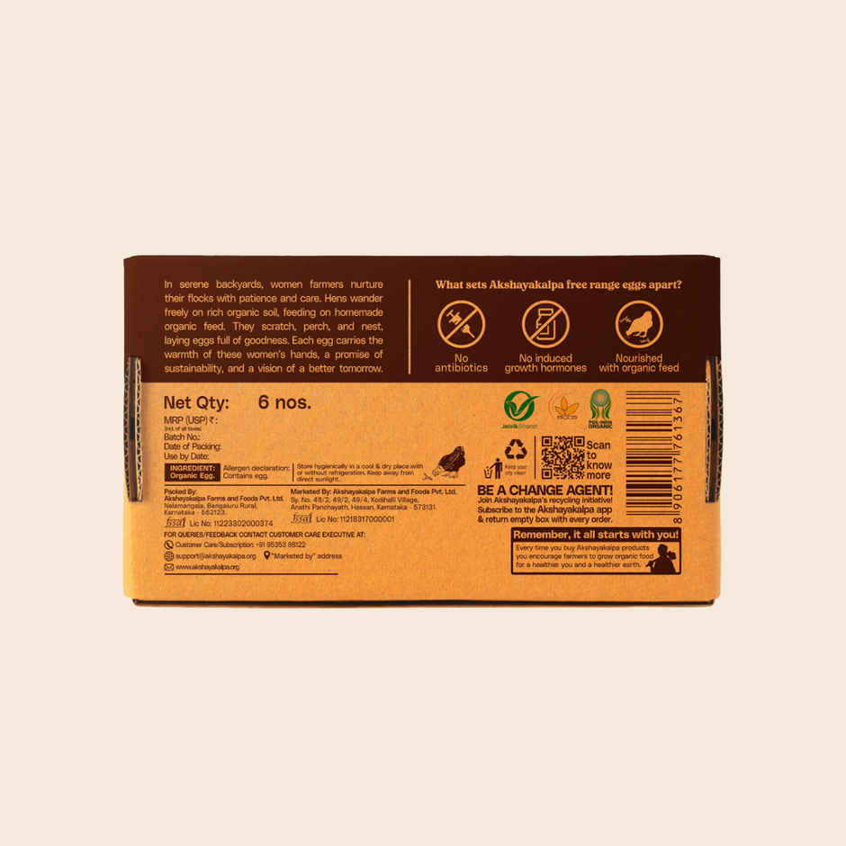 Akshayakalpa Organic Free-Range Eggs
