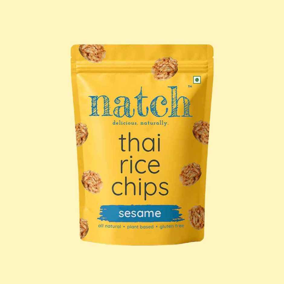 Natch Sesame Thai Rice Chips | No Palm Oil | Healthy Snacks