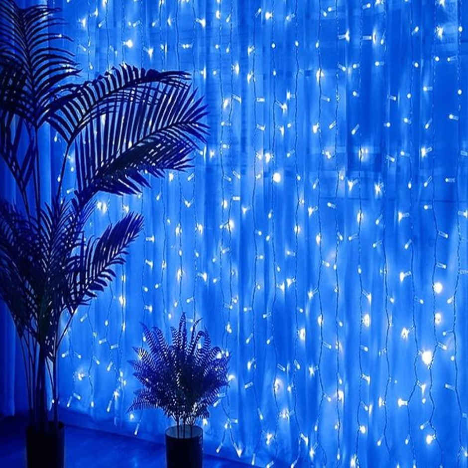 Desidiya Rice String Lights - 12 Meters Blue Cool And Calm Lighting For Relaxing Atmosphere