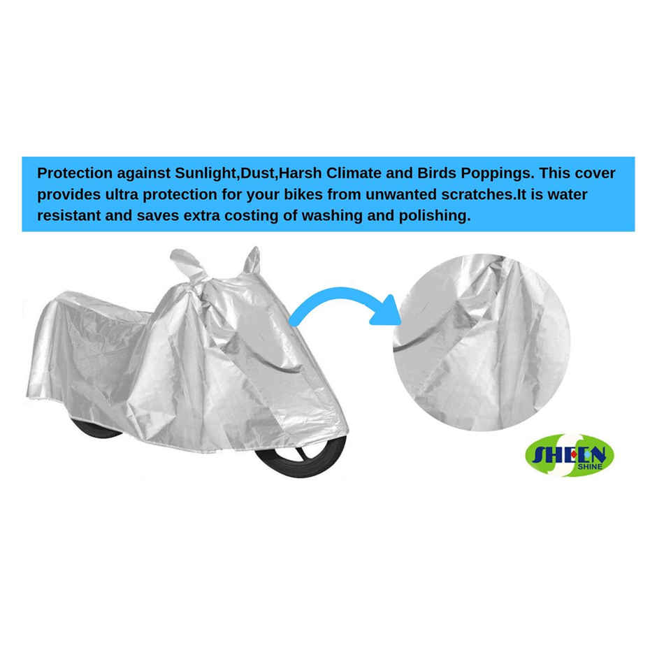 Sheen SBCsilver01 Waterproof Two Wheeler Cover for Honda (Activa, Silver)