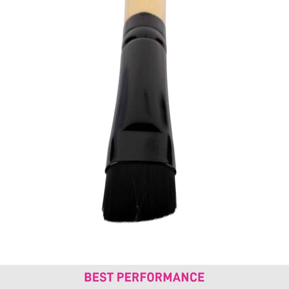 VEGA Angular Blender With Wooden Handle Make-Up Brush For Shape Your Eyebrow | Ev-07