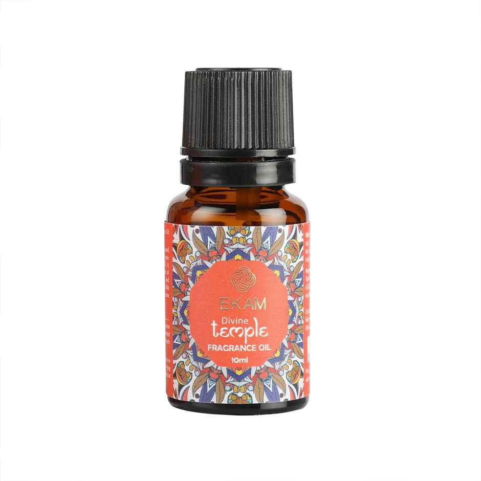 EKAM Temple Bloom Aroma Oil | 10 ml | Luxury Fragrance Oil For Homes & Yoga Spaces | Aromatic Scent
