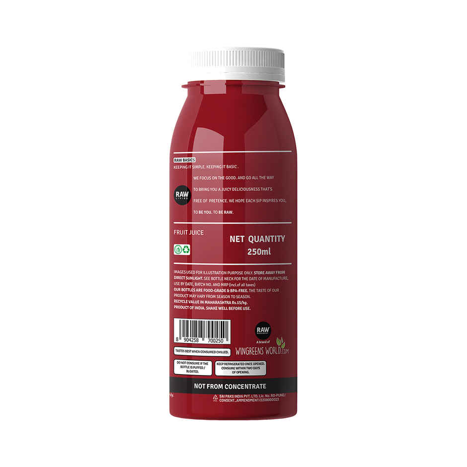 Raw Pressery Pomegranate Fruit Juice | Fresh & Fruity
