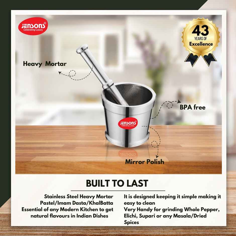 Jensons Stainless Steel Khalbata No. 2