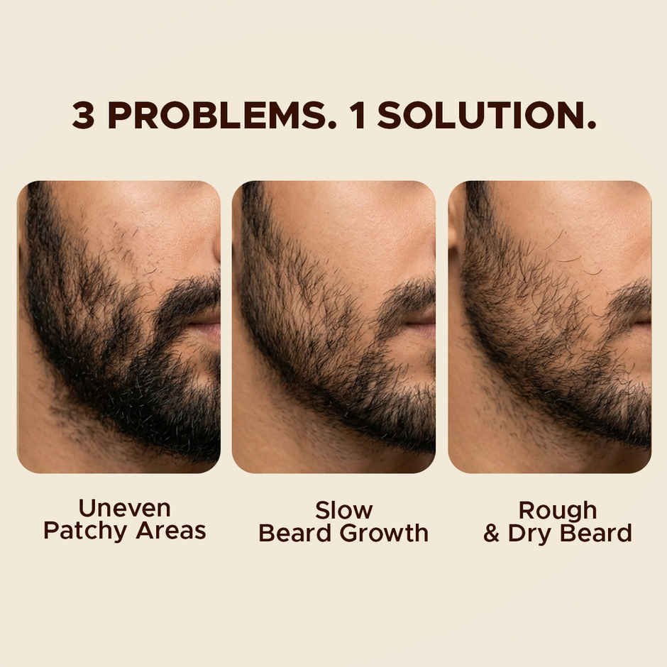 The Man Company Beard Growth Oil I Almond & Thyme