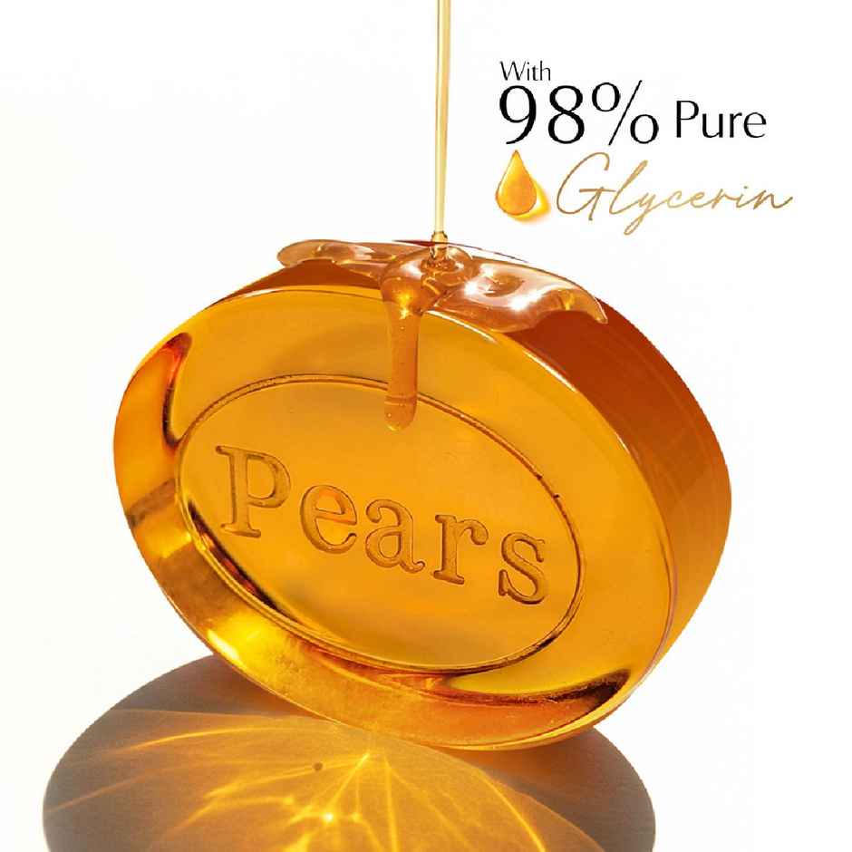 Pears Moisturising Bathing Bar Soap with Glycerine Pure & Gentle - For Golden Glow
