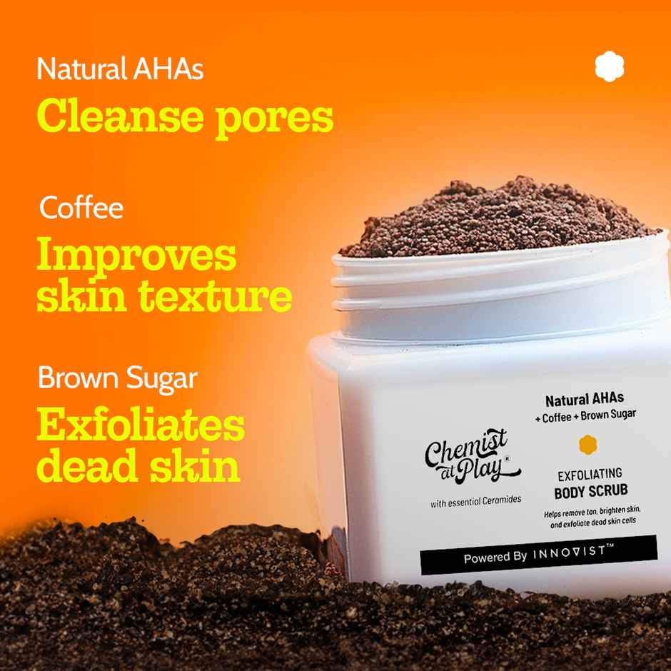 Chemist at Play Exfoliating Coffee Body Scrub For Tan Removal