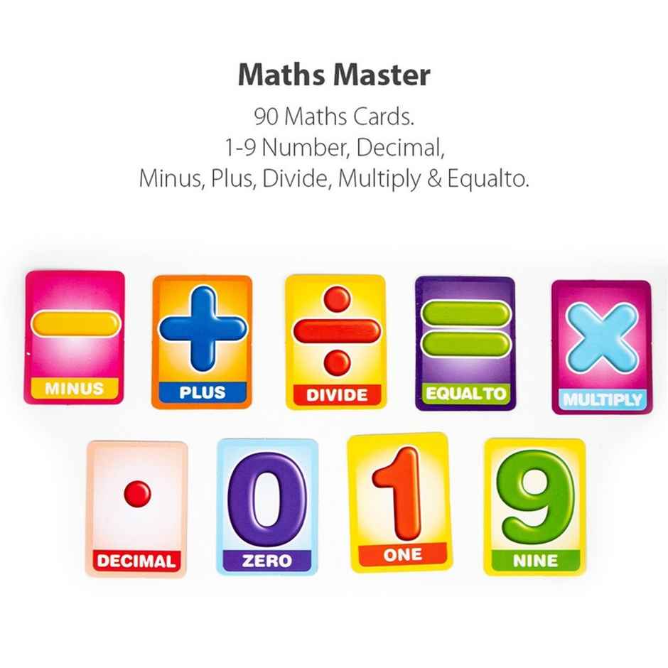 Fablue Maths Master - Mathematical Skill Development Game - Educational Learning Puzzle Toy for Kids