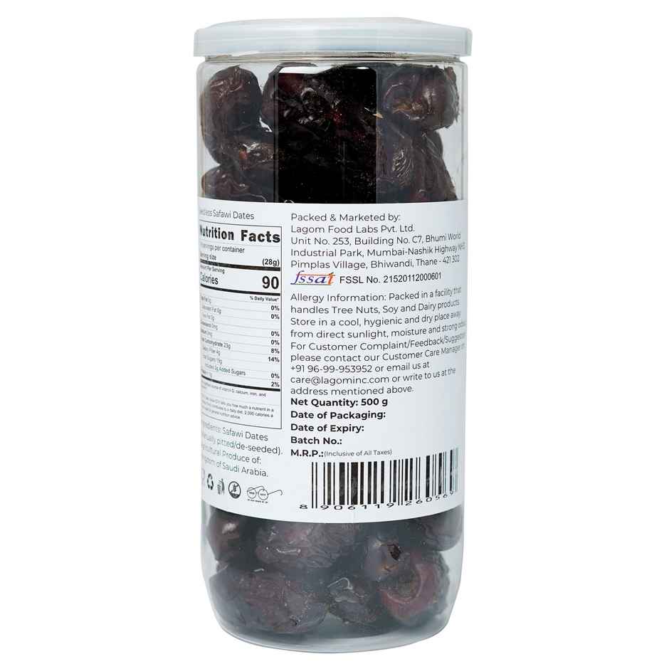 Lagom Gourmet Seedless Safawi Dates