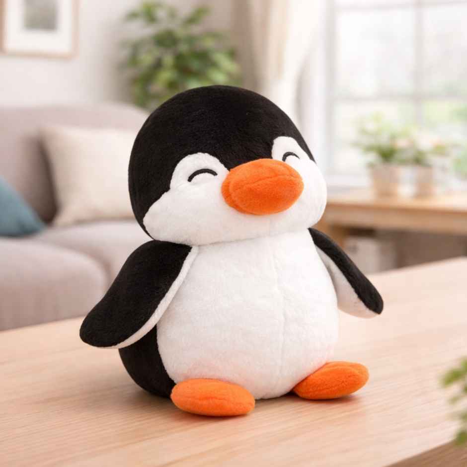 Fablue Jam Penguine Plush Soft Toy Animal For Kids - 17 cm