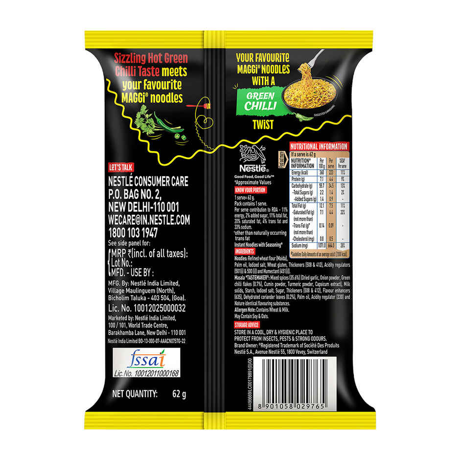 Maggi Spicy Green Chilli Noodles | Instant & Easy Snack