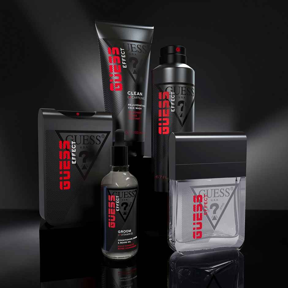 Guess Grooming Effect Clean + Caffeine Rejuvenating Face Wash