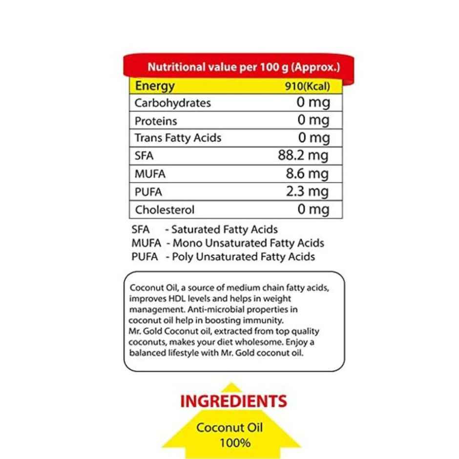 Mr.Gold Coconut Oil Pouch