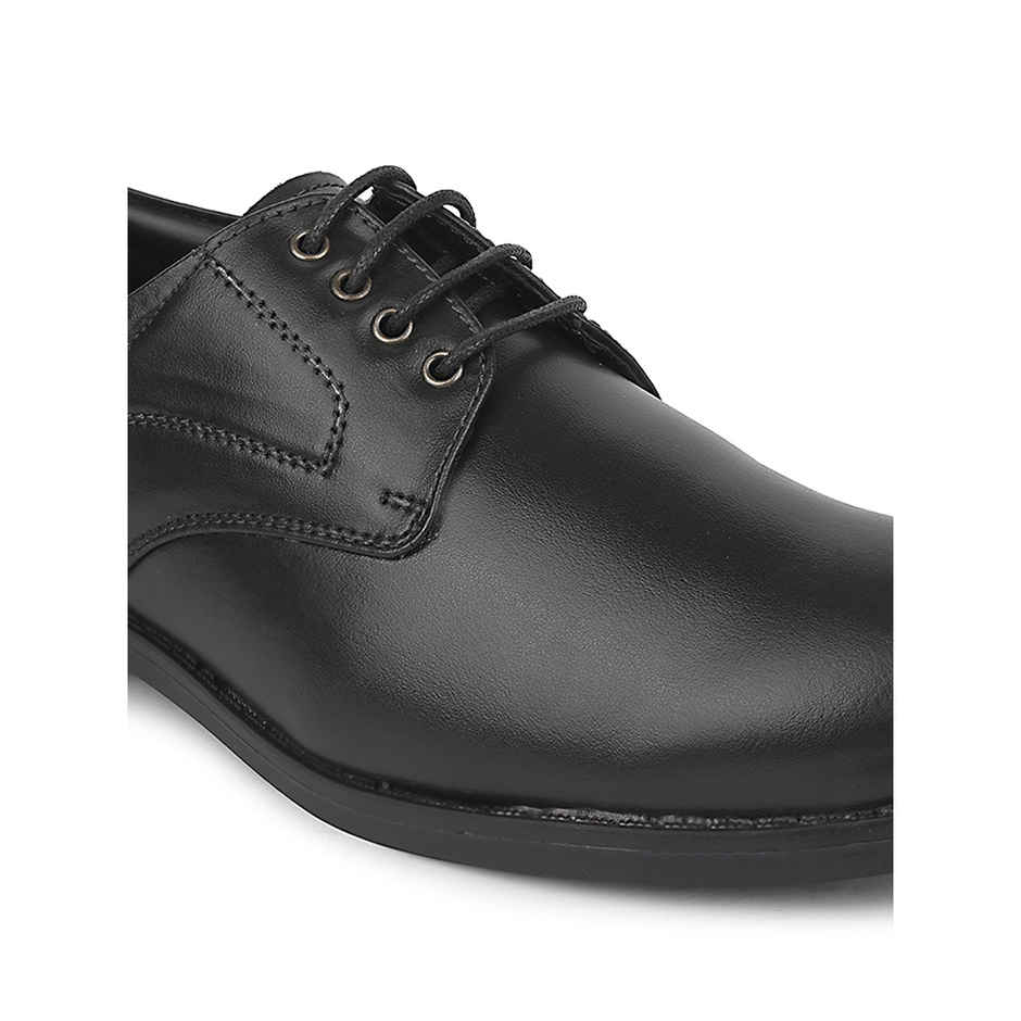 Liberty Apparel Men's Fortune Majestic-1 Formal Derby Shoes | Black - UK 6