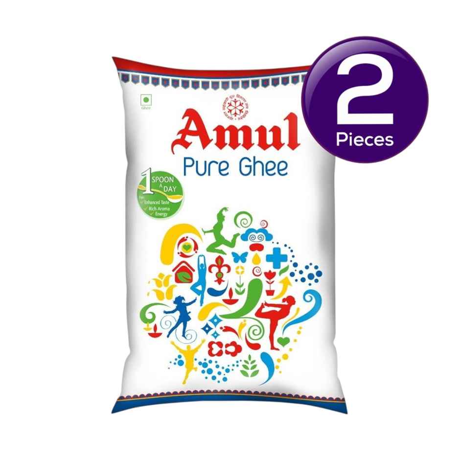 Amul Pure Ghee Pouch Combo
