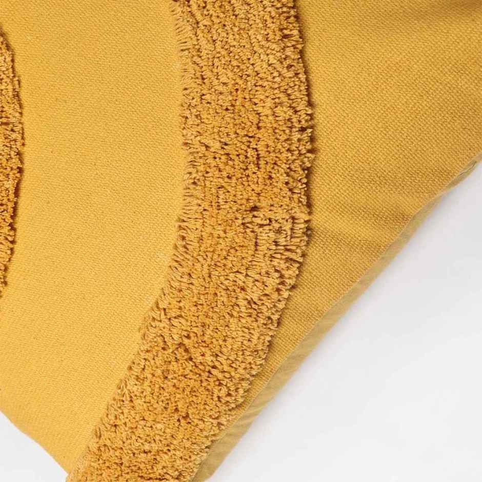 Sashaa World Cotton Cushion Cover | Yellow