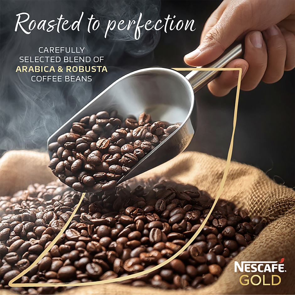 Nescafe Gold Blend Rich and Smooth Arabica and Robusta Instant Coffee Combo