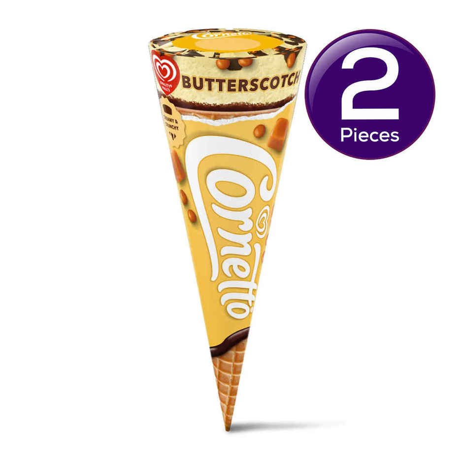 Kwality Wall's Cornetto Butterscotch Cone Combo