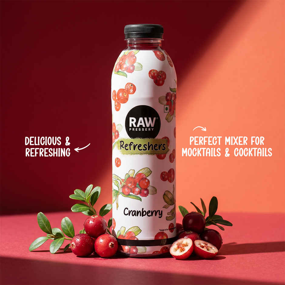 RAW Pressery Refreshers Cranberry Juice  Fruit Juice