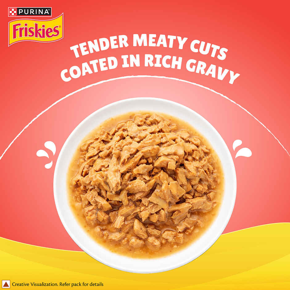 Purina Friskies Gravy Licious Kitten Food Chicken Flavour