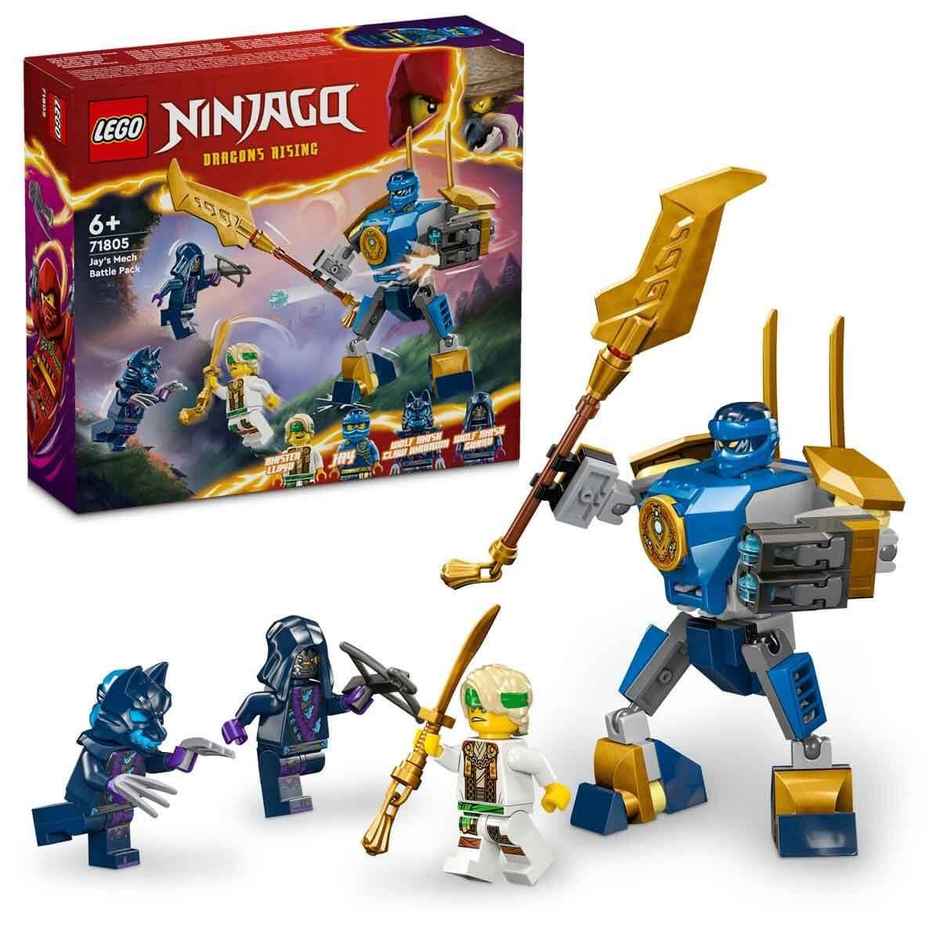 Lego Ninjago Jay’s Mech Battle Pack Ninja Toy (78 Pieces)