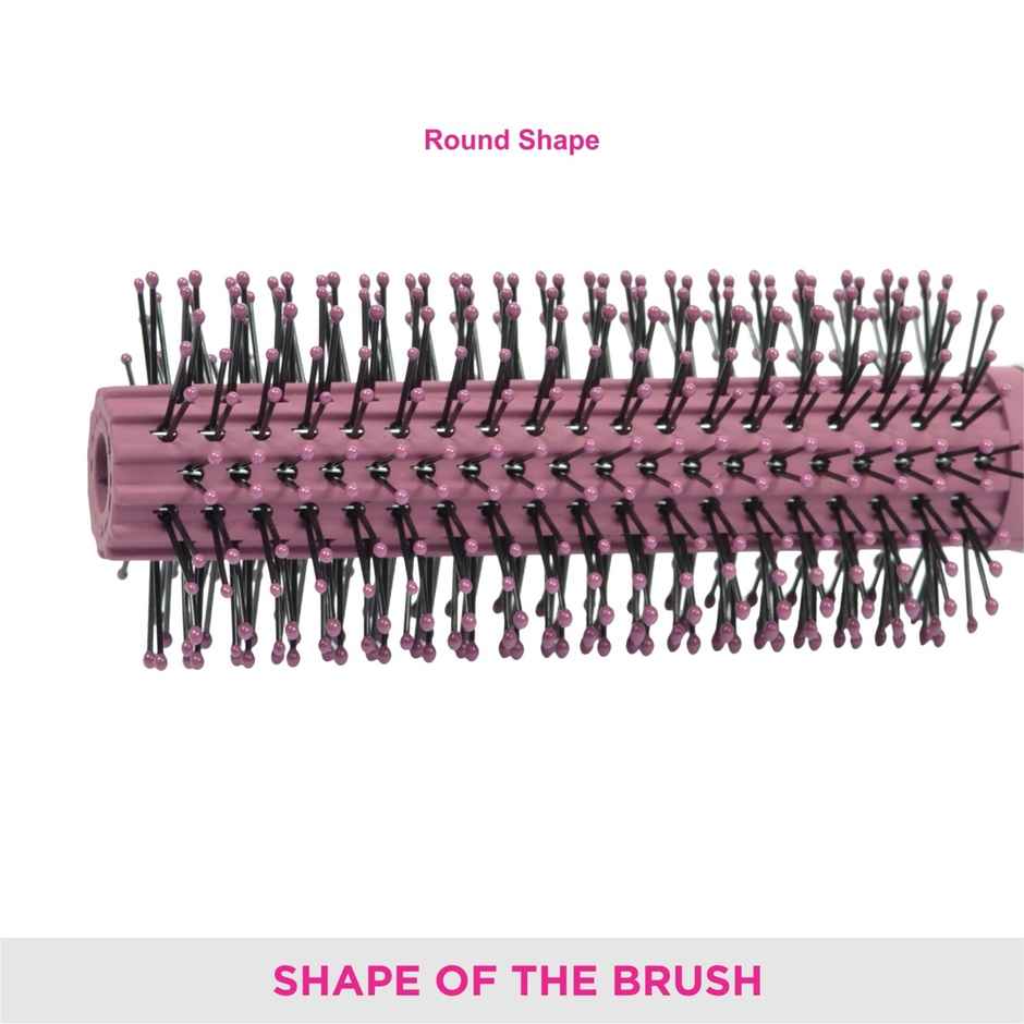 VEGA Round Hair Brush For Adding Curls | Volume And Waves In Hair| Men And Women | E6-Rb