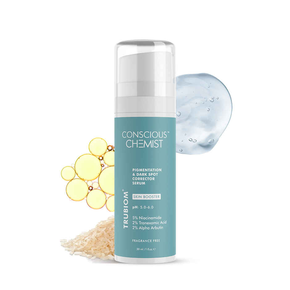 Conscious Chemist Trubiom 5% Niacinamide Serum + 1% Zinc Improves Acne Scar & Uneven Skin Texture