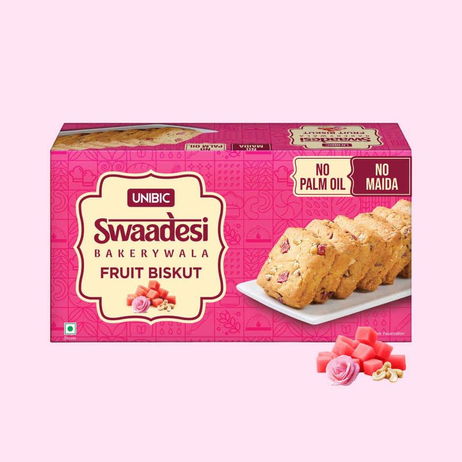 UNIBIC Swaadesi Fruit Bakery Biskut | No Maida | No Palm Oil