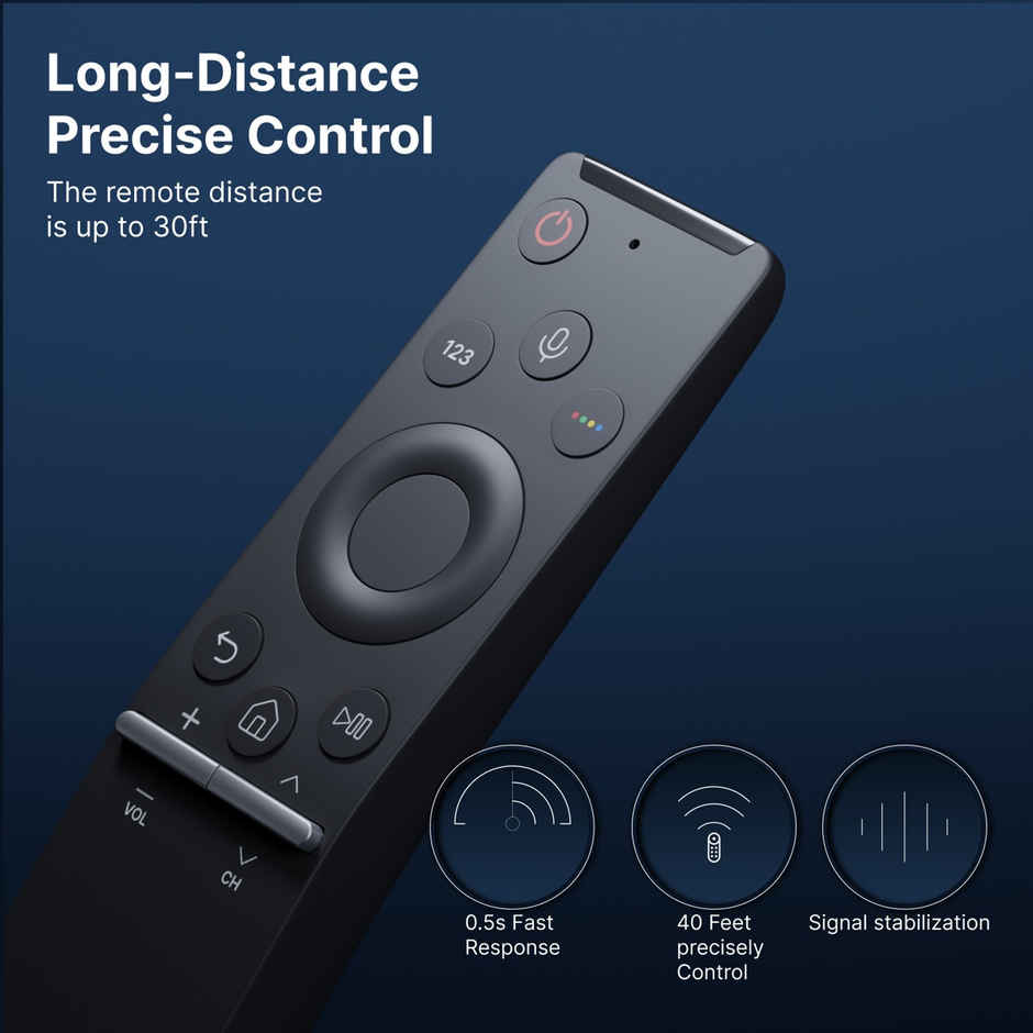 Ailkin Voice Command Compatible with Samsung Smart 4K Tv Remote Control Replacement of Original BN59-01312F Compatible with Samsung Ultra Curved TV Remote Control