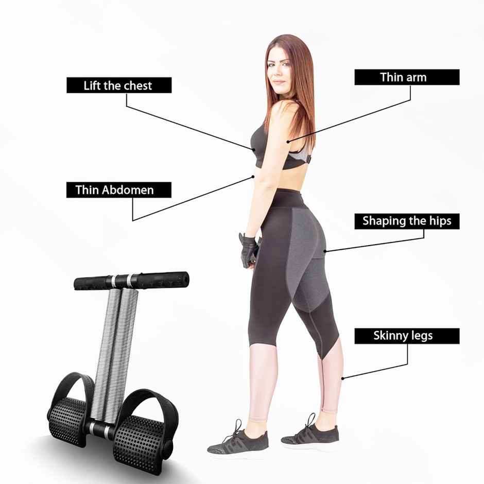 Mayor Tummy Trimmer For Men And Women With Double Steel Spring Muscles And Ab Exerciser
