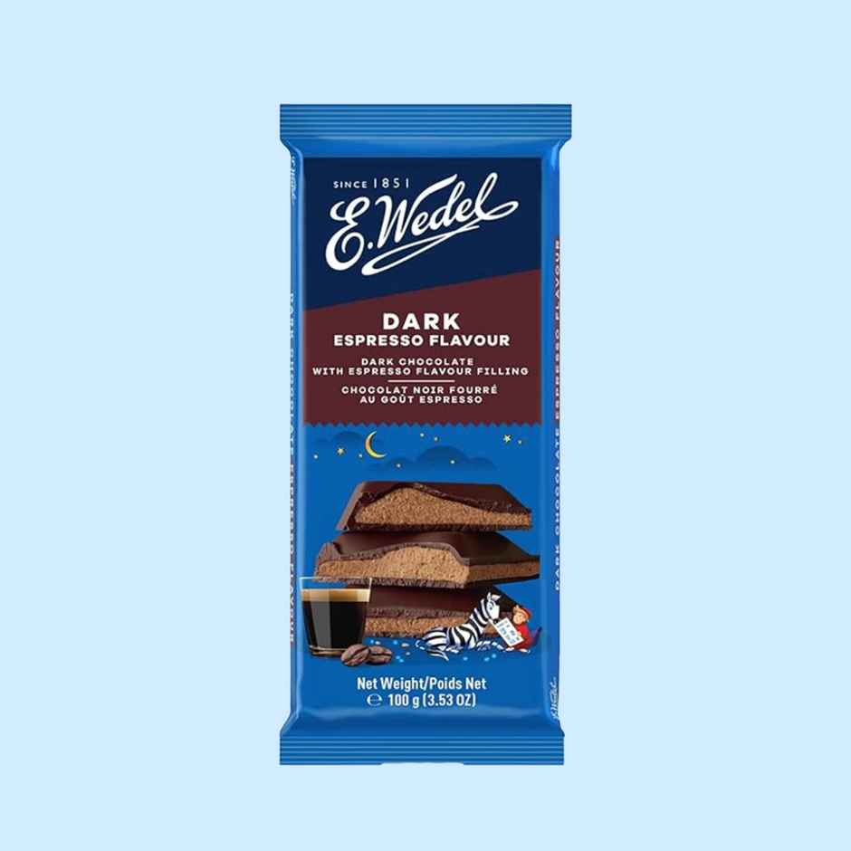 Wedel Dark Chocolate With Espresso Filling Bar