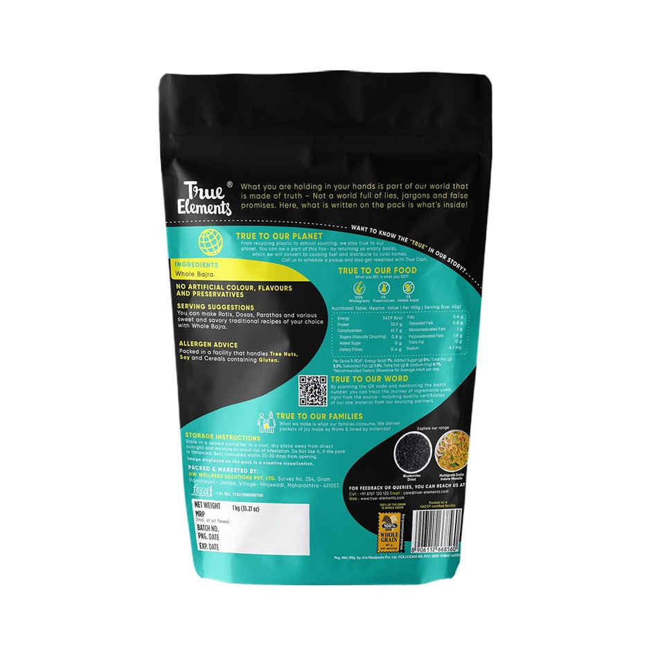 True Elements Whole Bajra | Pearl Millet